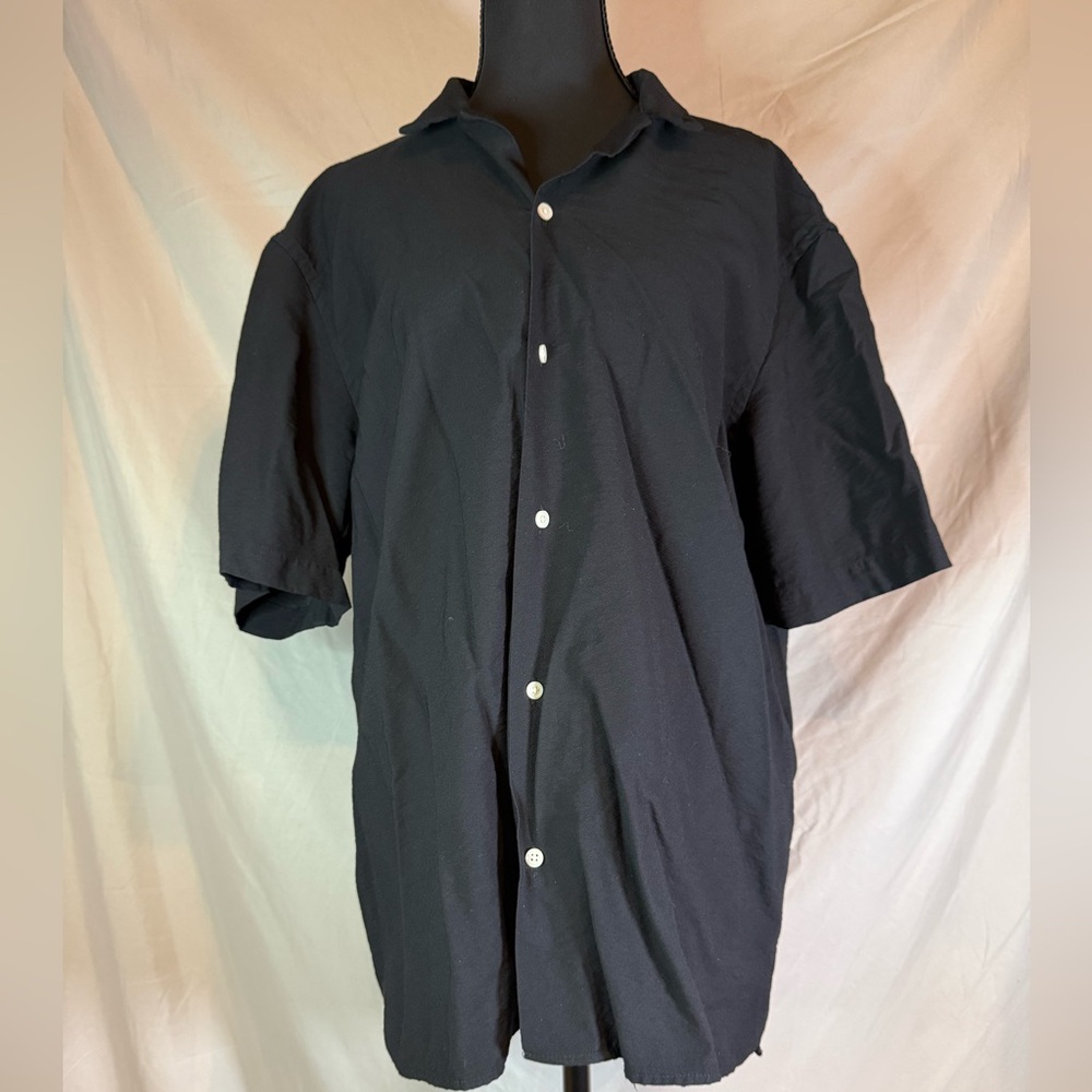 Zara‎ Oversized Black Button-Up Blouse 🖤✨